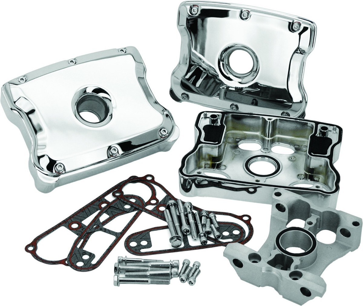 Harley Davidson Big Twin 1984-1999 HARDDRIVE Chrome Rocker Box Kit