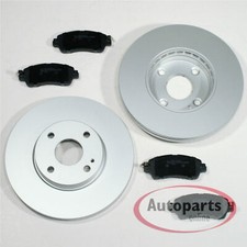 Für Mazda 2 [DL DJ] - Bremsscheiben beschichtet Bremsbeläge für vorne
