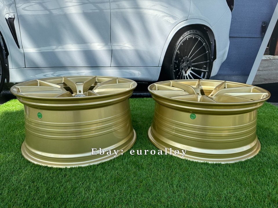NEW 4x19 INCH 5x112 STYLING 763M FROZEN GOLD WHEELS FOR BMW G20 G21 G30