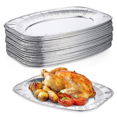 30 Pcs Baking Storing Heating Pans Aluminum Pans