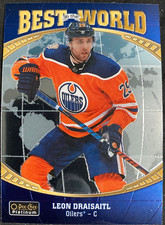 2019-20 O-Pee-Chee Platinum Best in the World #BW9 Leon Draisaitl Edmonton Oiler