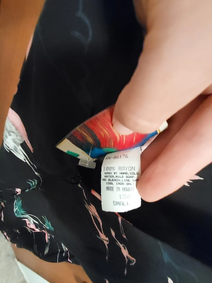 Vestido Corto Vintage Talla Pequeña Paradise Found Rosa Flamenco Hawaiano Foto 3 de 4