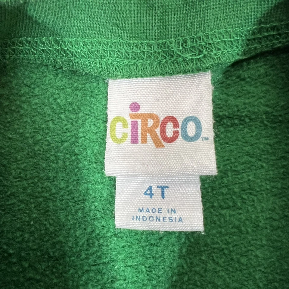 Sudadera Circo Dinosaurio Niños Talla 4T Jersey Verde Foto 3 de 4
