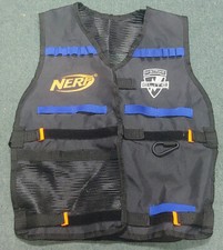 Nerf N Strike Tactical BlasterBlack Vest  Lots of pockets etc..Works
