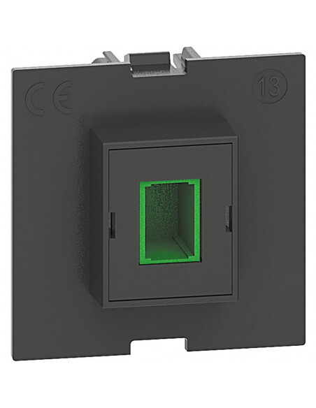 Prise optique SC/APC simplex Living Now BTICINO BTK4268SCA - Connecteur fibre FTTH
