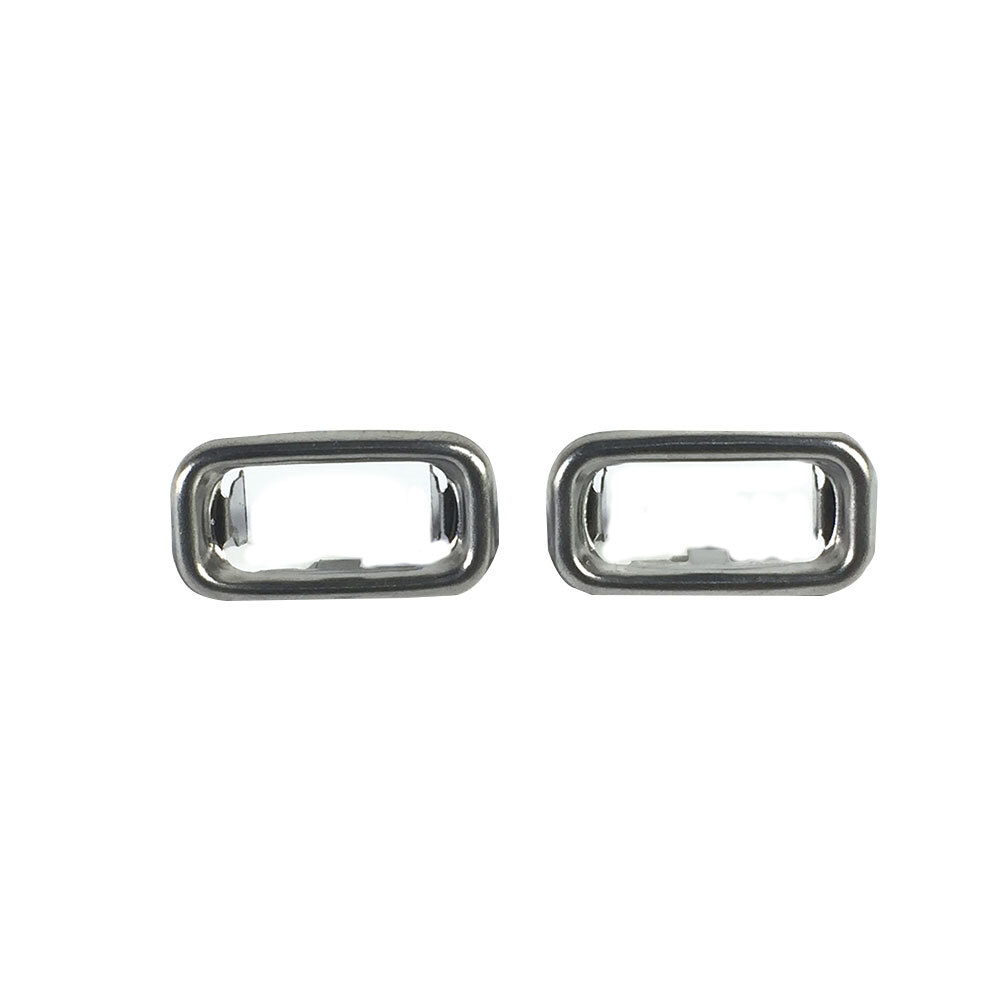 Pair Holder Door Lock Control Knob Stainless For Toyota Corolla