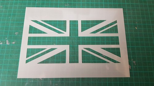 Union Jack Flag Stencil 190 Micron MYLAR | eBay UK