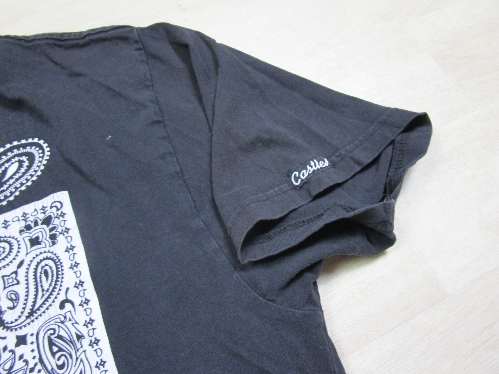 FILA Maglietta Death Row Records (L) Rap Tee Crooks & Castles Bandanna stampa grafica anni 90