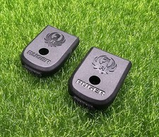 LOT 2 Ruger LCP MAX .380ACP 10 Round Magazine Flush Plates, Value 2-pk for 90735