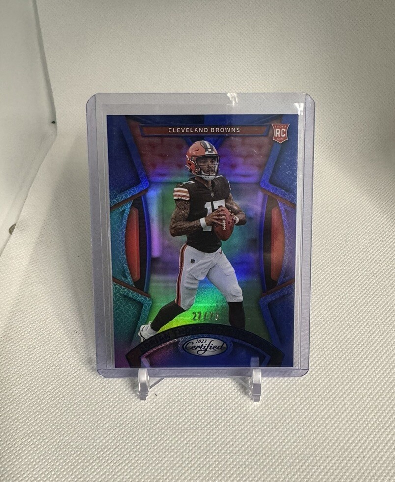 2023 Certified Dorian Thompson-Robinson Mirror Blue Rookie Card RC 27/75