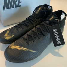 black and gold nike mercurial