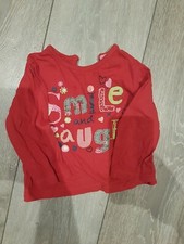 Girls T-Shirt - Age 6-12 Months 