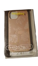 Heyday Bumper Case with Floral Print for Apple iPhone 13 - Warm Taupe