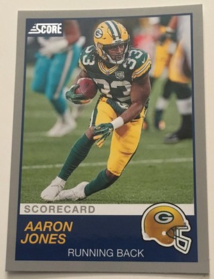 2019 SCORE AARON JONES SCORECARD GREEN BAY PACKERS | eBay