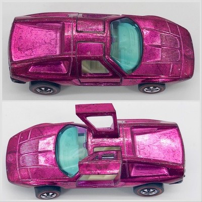 Hot Wheels Redline 72 Rose Mercedes Benz C 111 Gull Wing Doors