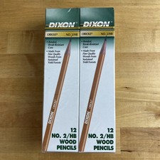 Lot Of 72 6 Boxes Dixon Oriole Pencils NO. 2/HB Wood 287-2 USA NIB New in Box