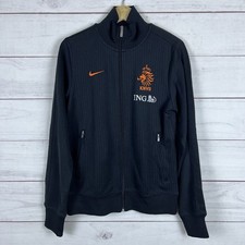 Nike Netherlands Holland Football Black Jacket Soccer Track Top Mens Rare Size S