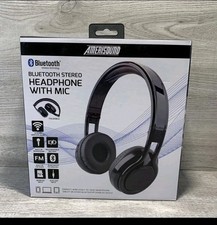 Amerisound Bluetooth Wireless Foldable Stereo Headphone With Mic