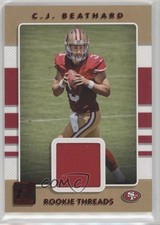 2017 Panini Donruss Rookie Threads Red CJ Beathard #27 0w8