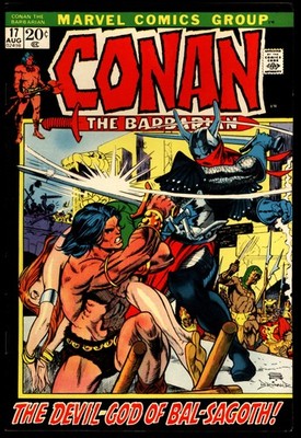 Conan the Barbarian #17 Marvel 1972 (VF-) Frank Brunner Cover L@@K!