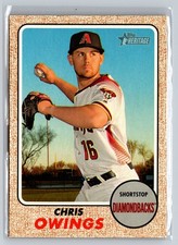 2017 Topps Heritage #273 Chris Owings Arizona Diamondbacks