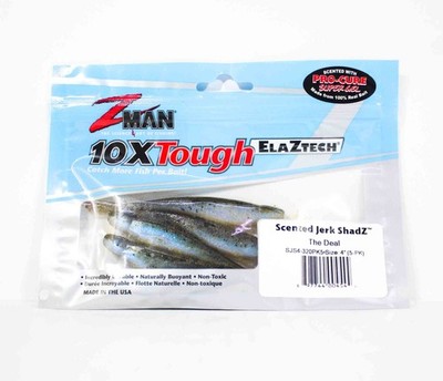 Zman Soft K�der Jerk ShadZ 4 Zoll 5/Pack The Deal (4544)