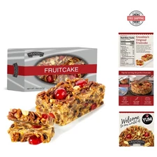 Richly Treated Fruitcake with Nuts and Cherries, Grandma's Recipe, 12 oz