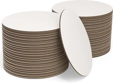 Cake Board, Round, 25 Pack - 12 Inch, Cardboard, White, Disposable Tray, Cake De