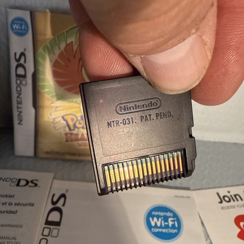 Pokemon Versión HeartGold (Nintendo DS, 2010) Auténtico Completo Probado en Caja Original - Imagen 8 de 15