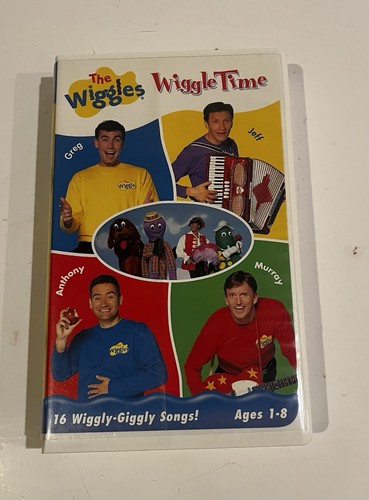 The Wiggles - Wiggle Time VHS - Early Release With White Clamshell - 1999