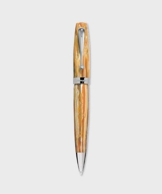 Montegrappa Mia Spice Explosion Ballpoint Pen, Yellow & Silver ISMIABI1