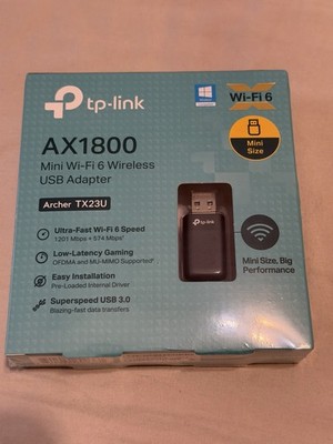 TP-Link AX1800 Wi-Fi 6 USB WiFi Adapter for Desktop PC (Archer TX23U) New Model