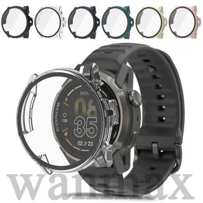 PC Half-pack Protective Case + Clear Glass for COROS PACE 4, APEX 4 42MM 46MM