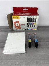 Canon PGI-250 / CLI-251 Printer Combo Pack 2 Cartridges Cyan, Yellow, And Paper