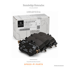 Original Mercedes-Benz Bremsbeläge E-KLASSE W213 S213 hinten 000420920364