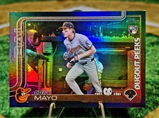 2025 Topps Series 1 - Dugout Peeks Coby Mayo #DP-18 Black /10 (RC)