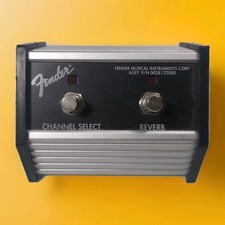 Fender Two Button Channel Select  Reverb Foot Switch Pedal - WORKS NICE  