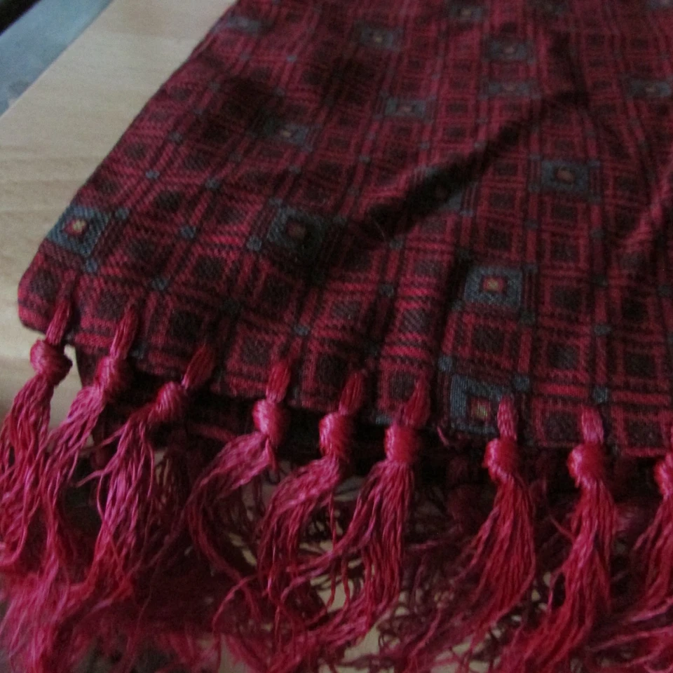 Vintage Tootal  fringed men`s scarf ,, great condition - Image 3 of 3