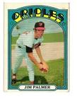 Lot of 2 1972 Topps - Jim Palmer #270 Baltimore Orioles