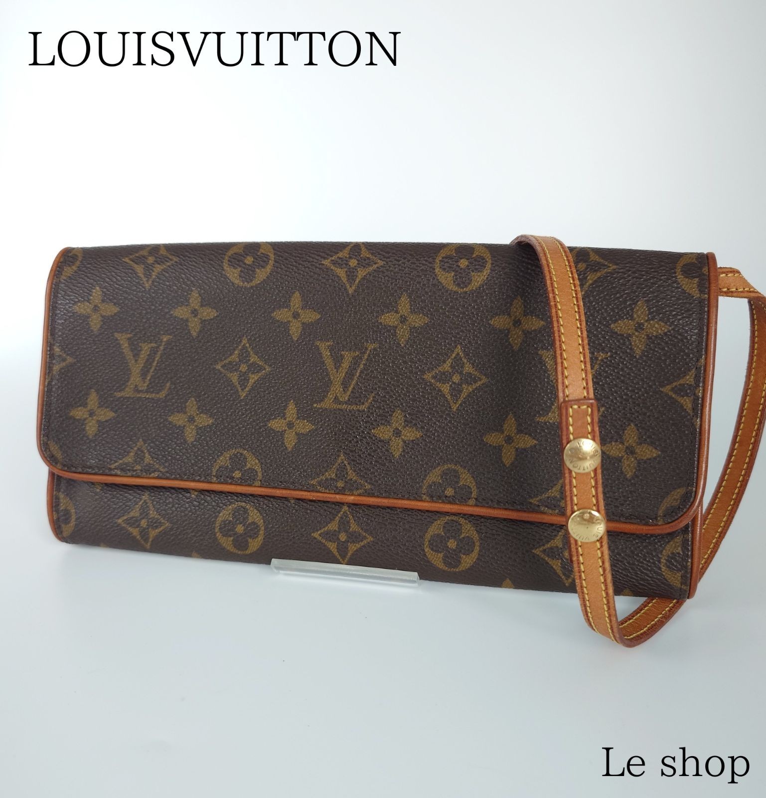 LOUIS VUITTON Pochette Twin GM Monogram Shoulder Bag M51852 Fashion Items