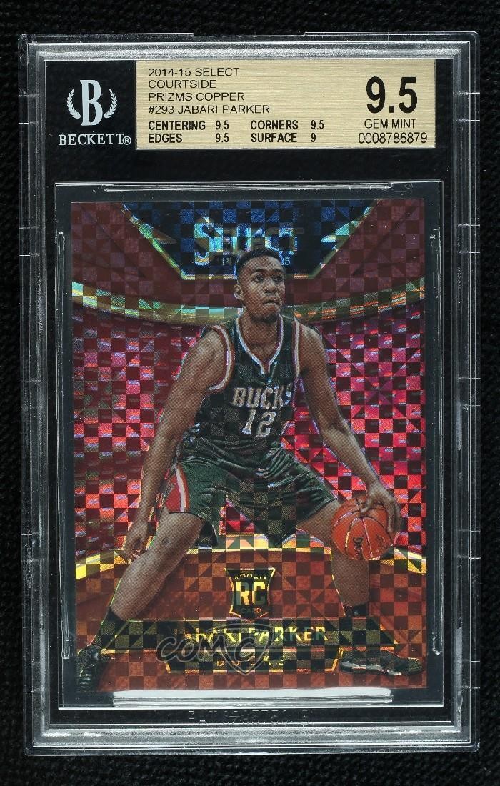 2014-15 Select Courtside Copper Prizm 26/49 Jabari Parker BGS 9.5 GEM MINT 0m5n