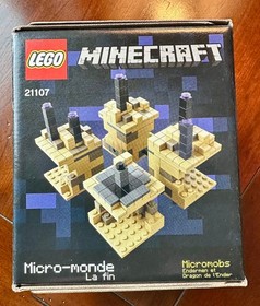 LEGO Minecraft Micro World: The End 21107 Retired Set Factory Sealed 2014