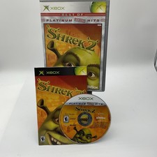 Shrek 2 [Platinum Hits] | Microsoft Xbox|CIB| Tested & Works |Complete|Fast Ship