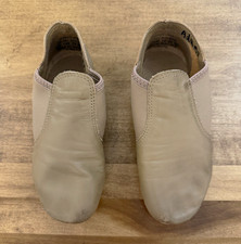 Revolution Dancewear Stretch Jazz Boot Dark Tan Size 5 Gently Used