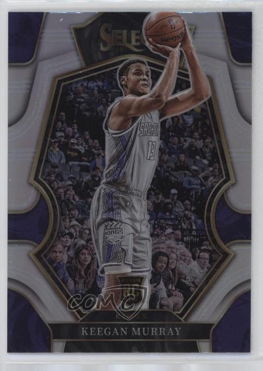 2022-23 Panini Select Premier Level Silver Prizm Keegan Murray #197 Rookie RC