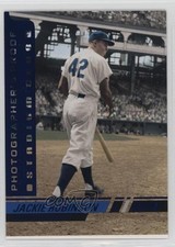 2008 Topps Stadium Club Blue Photographer's Proof 65/99 Jackie Robinson HOF 9h3