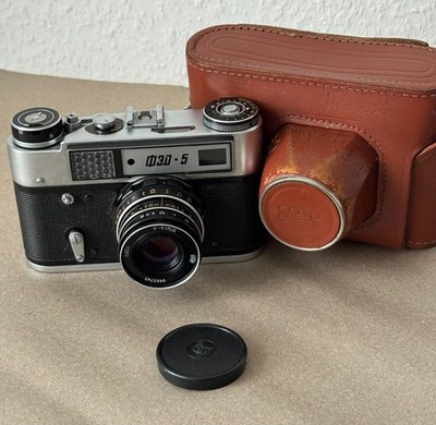 Fed 5 2,8/53 Objektiv FED i61L/D UdSSR Modell Revue mit Etui