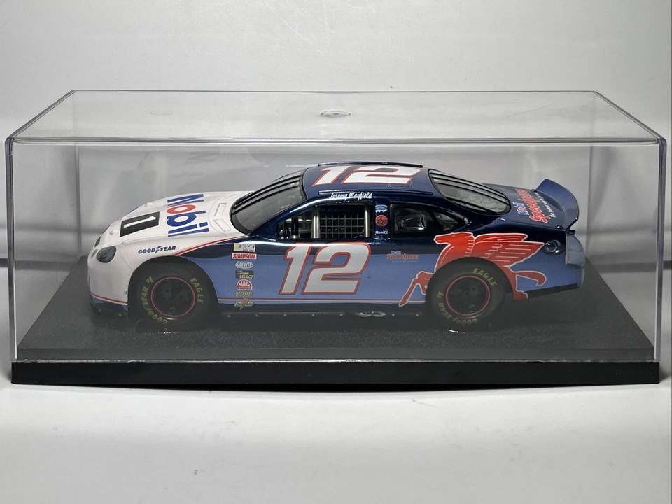 1999 Jeremy Mayfield #12 Mobil 1 Diecast 1/24 Racing Champions Under the Lights - Image 2 of 4