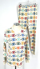 Hanna Andersson Pajama Long Johns Rainbow Hanukkah Holiday 2 Pc Sz M Adult