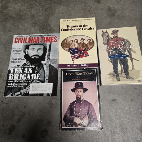 TEXAS BRIGADE CIVIL WAR BOOK LOT